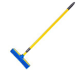 Smart Broom® 11" Upright Multi-Surface Broom Blue/Yellow w/Telescoping Handle